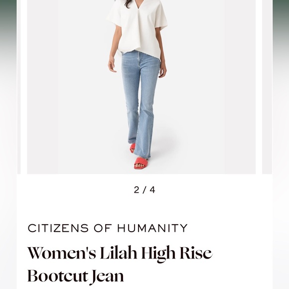 Citizens of Humanity Lilah Bootcut Jean - Picture 3 of 7